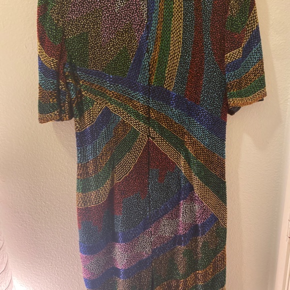 Vintage beaded party dress - Picture 2 of 2